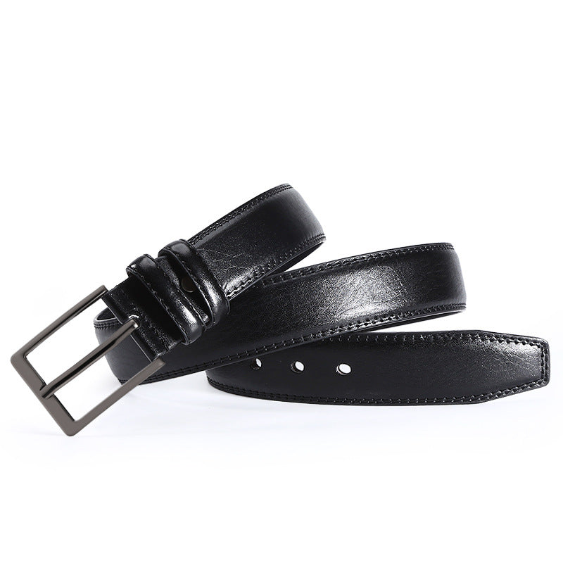 Classic Leather Business Belt for Men - Adjustable Fit Additional Image 7
