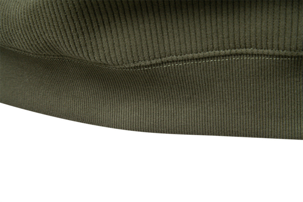 Men's Fleece-Lined Half-Zip Sweatshirt - Cozy Winter Essential Additional Image 7