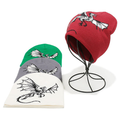 Cute Dinosaur Knit Hat - Cozy Winter Beanie Additional Image 7