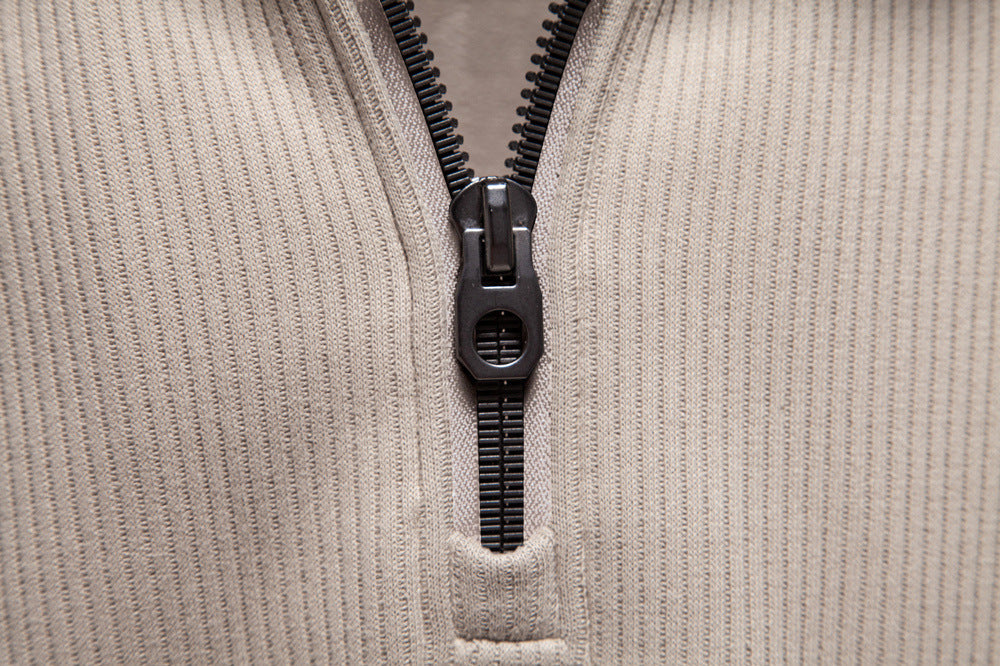 Men's Fleece-Lined Half-Zip Sweatshirt Additional Image 7