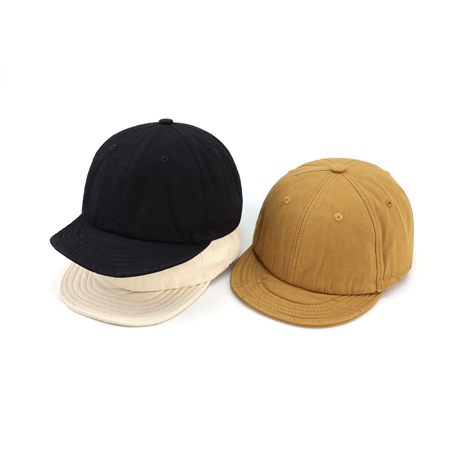 Retro Washed Baseball Cap - Short Brim Additional Image 7