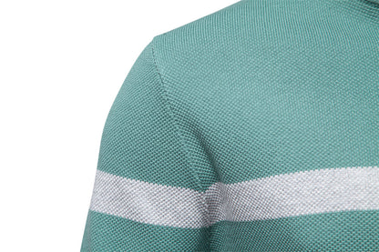 Men's Colorblock Half-Zip Sweater - Autumn Essential Additional Image 7