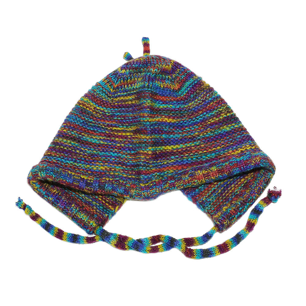 Rainbow Gradient Knit Beanie - Cozy Winter Hat Additional Image 7