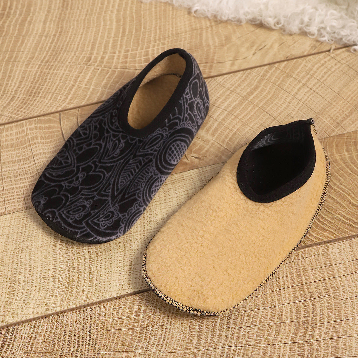 Leopard Print Cozy Floor Socks for Women Additional Image 7