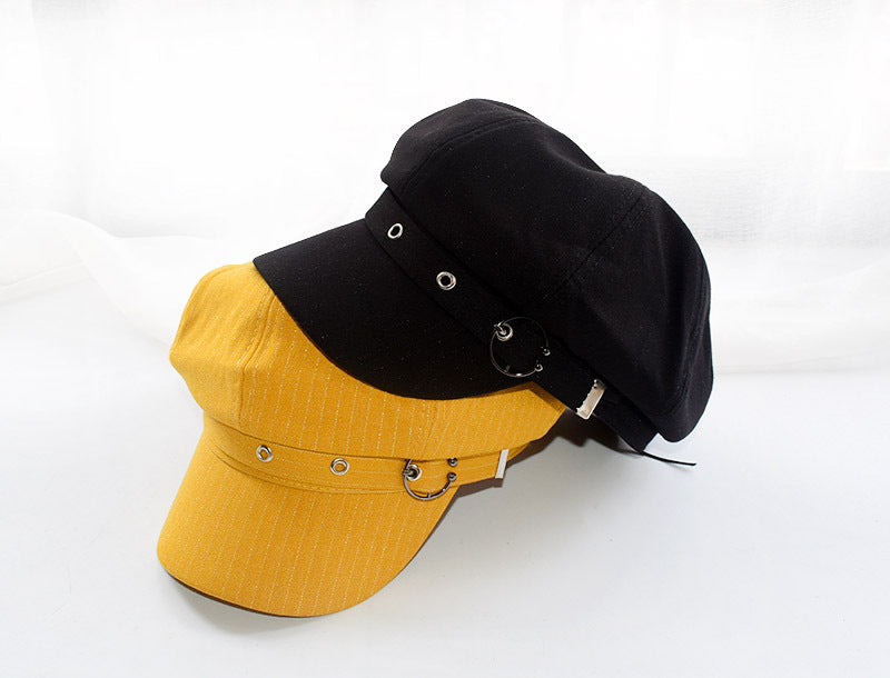 Chic Octagonal Beret: Vintage Spring/Summer Hat Additional Image 7