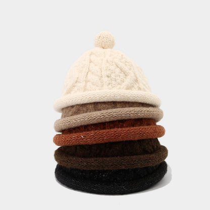 Cozy Cable Knit Beanie with Pom - Japanese Style Additional Image 7