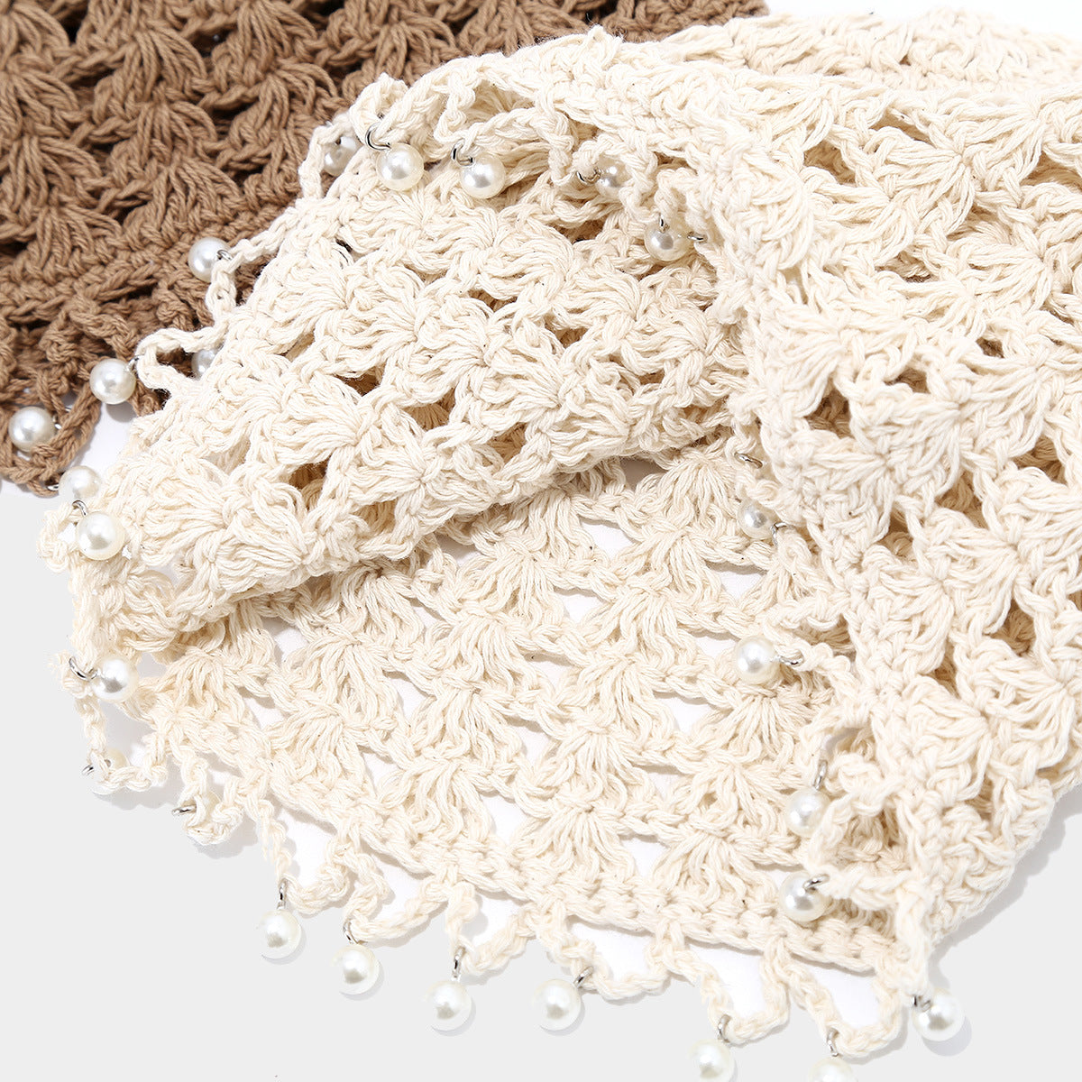 Boho Crochet Hooded Hat with Tassels Additional Image 7