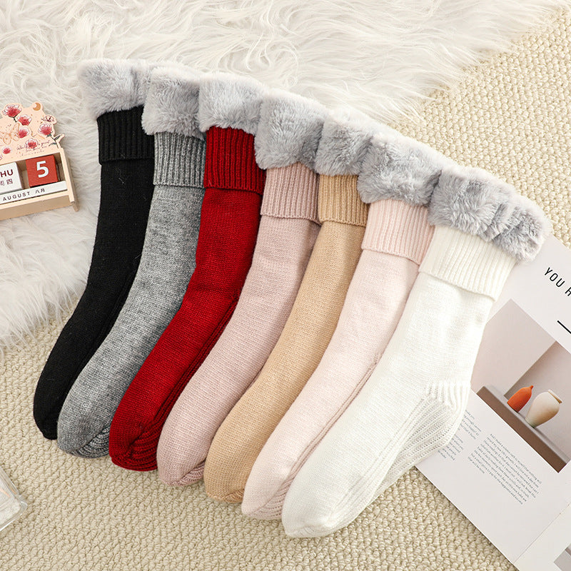 Cozy Sherpa Non-Slip Slipper Socks for Women Additional Image 7