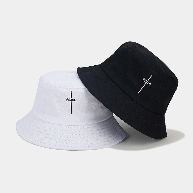 Retro Peace Embroidered Fisherman Hat Additional Image 8