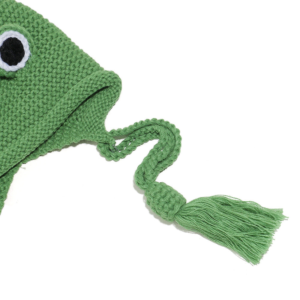 Cute Frog Earflap Beanie for Kids & Adults Additional Image 8