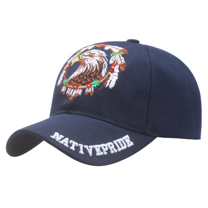 Embroidered Eagle American Flag Baseball Cap Additional Image 8
