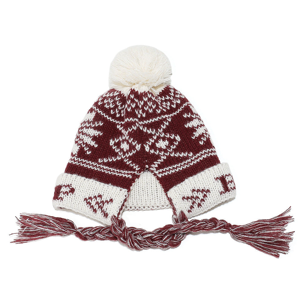 Fair Isle Ear Flap Beanie: Cozy Knit Winter Hat Additional Image 8