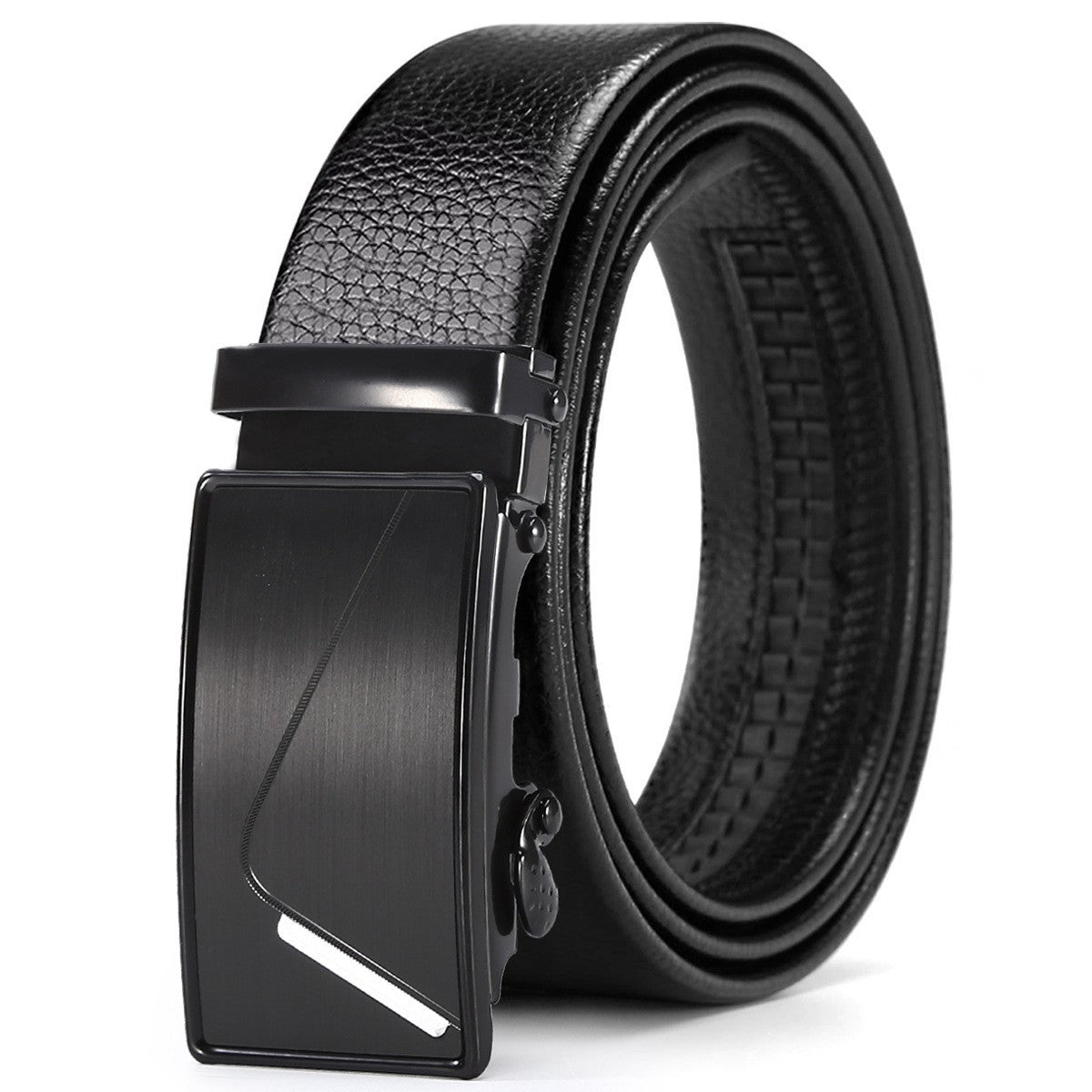 Men's Automatic Leather Belt: Business & Casual Style Additional Image 8