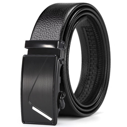 Men's Automatic Leather Belt: Business & Casual Style Additional Image 8