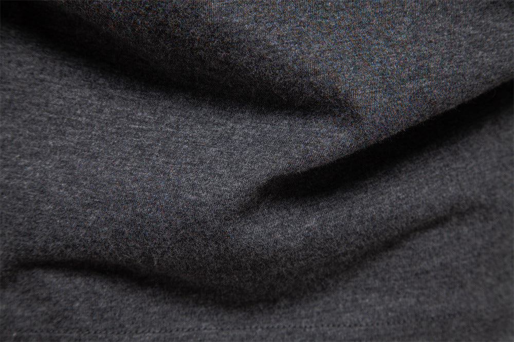 Men's Soft Cotton V-Neck Long Sleeve Tee Additional Image 8