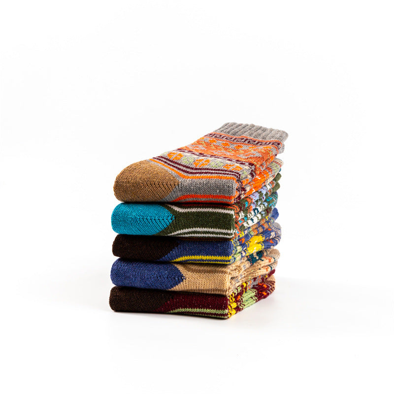 Cozy Rabbit Wool Blend Men's Mid-Tube Socks Additional Image 8