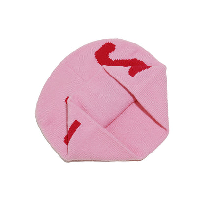 Cute Cat Jacquard Knit Beanie - Cozy Winter Hat Additional Image 8