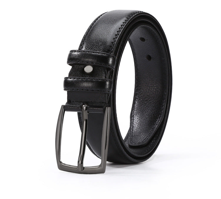 Classic Pin Buckle Belt: Korean Style for Men Additional Image 8