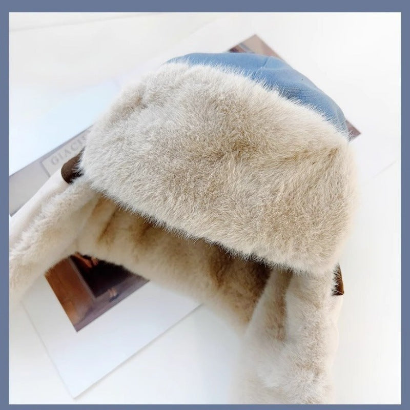 Warm Plush Lei Feng Hat - Korean Style Winter Ski Hat Additional Image 8