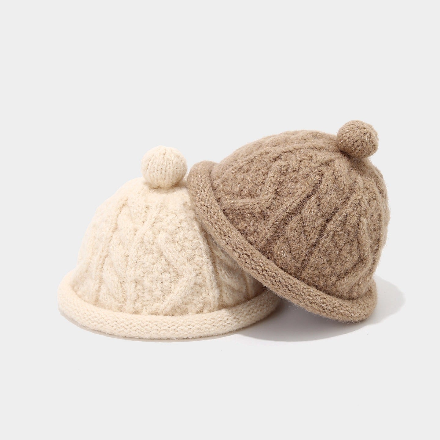 Cozy Cable Knit Beanie with Pom - Japanese Style Additional Image 8