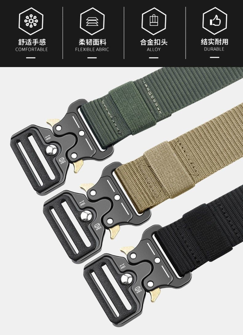 Cobra Tactical Belt: Rugged Nylon & Quick-Release Buckle Additional Image 8