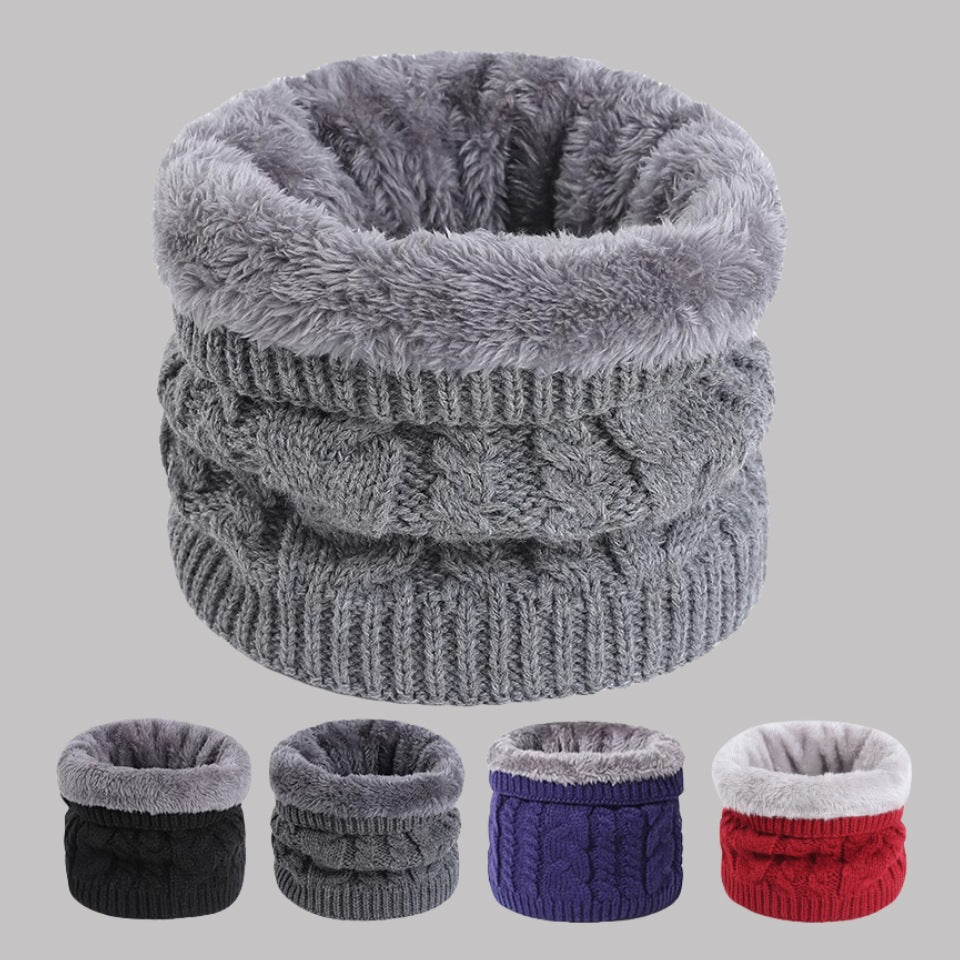 Cozy Fleece-Lined Cable Knit Neck Gaiter Additional Image 8
