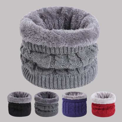 Cozy Fleece-Lined Cable Knit Neck Gaiter Additional Image 8