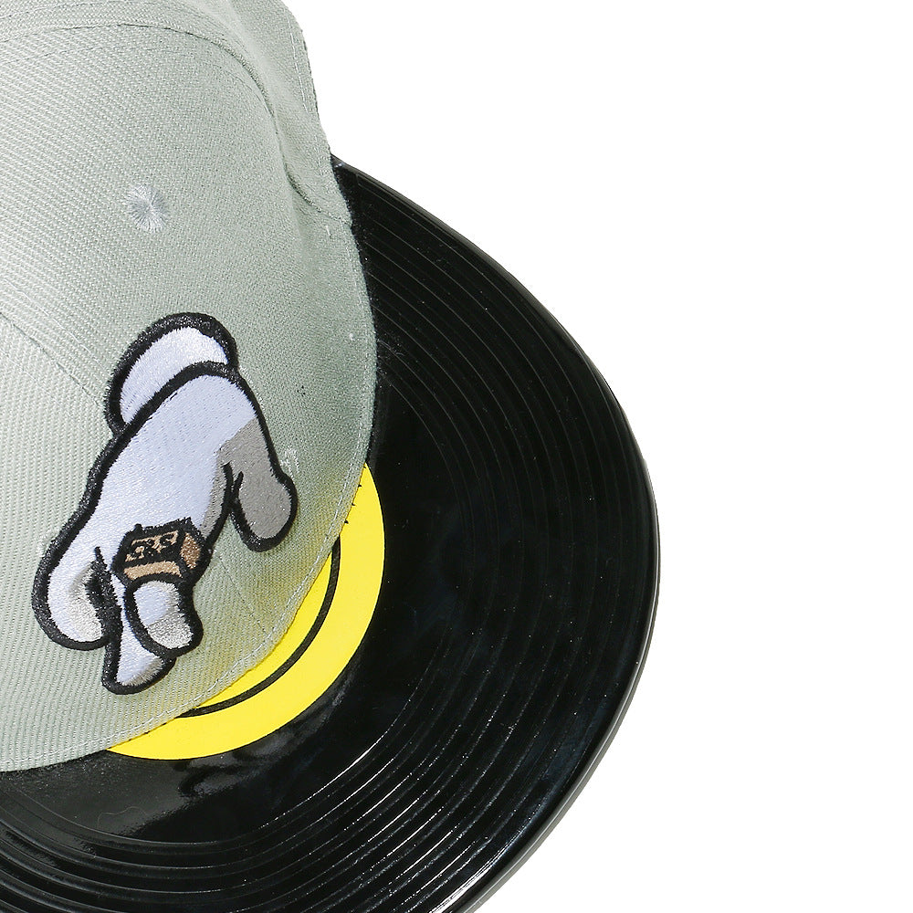 Retro Vinyl Record Hip-Hop Baseball Cap Additional Image 8