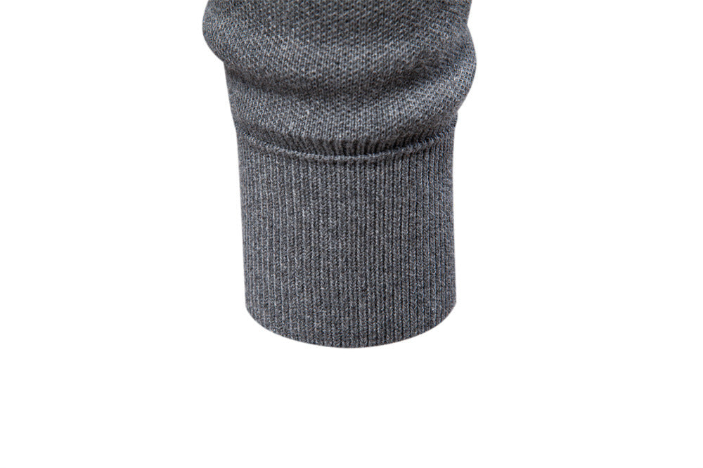 Men's European Fit Zipper Knit Cardigan Additional Image 8