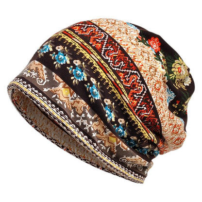 Versatile Cotton Scarf Cap: All-Season Headwear Additional Image 8