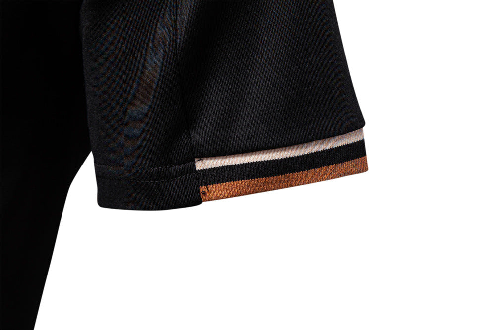 2025 Embroidered Cotton Tee - Men's Casual Summer Style Additional Image 8