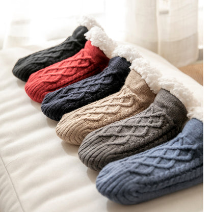 Cozy Lamb Wool Slipper Socks - Ultra-Warm Comfort Additional Image 8