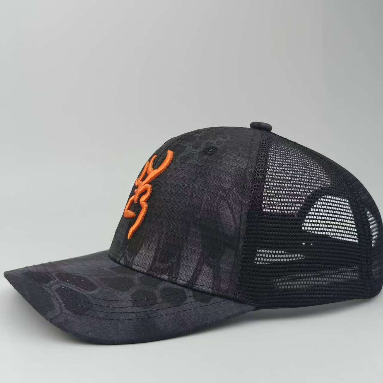 Browning Embroidered Camo Baseball Cap - Sun Protection Additional Image 8