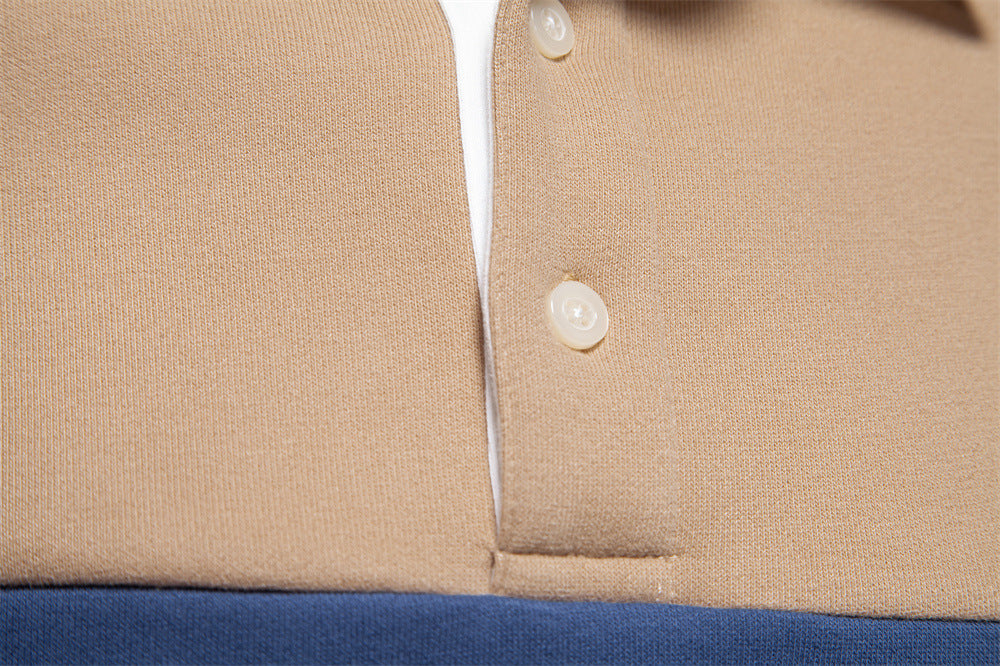 Men's Spring Polo Collar Knit Sweater Additional Image 8