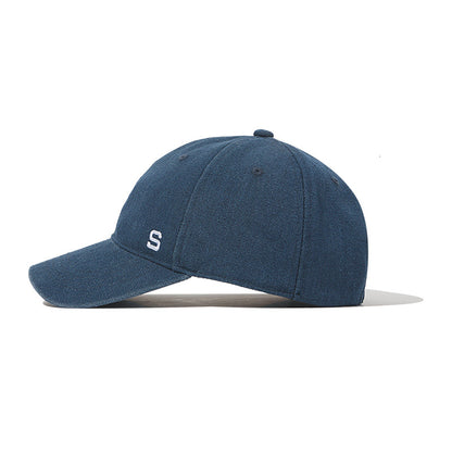 Washed Canvas Baseball Cap - Embroidered Casual Style Additional Image 8