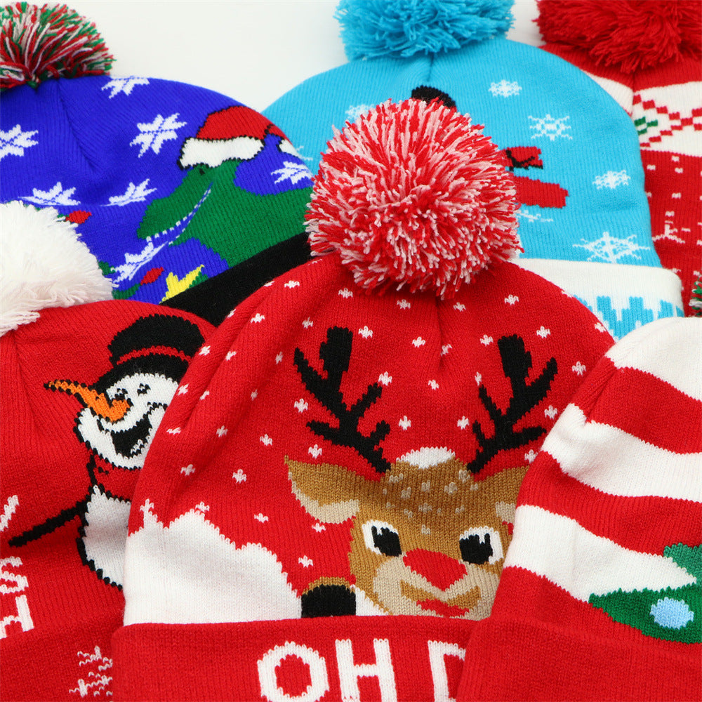 Cozy Christmas Jacquard Knit Beanie | Warm Winter Hat Additional Image 8