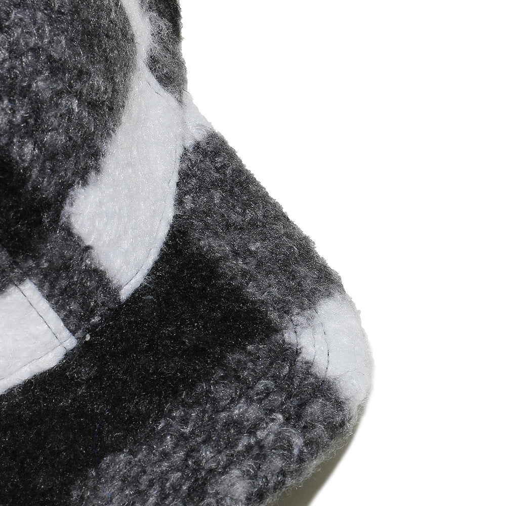 Cozy Plaid Wool Blend Baseball Cap - Vintage Warmth Additional Image 8