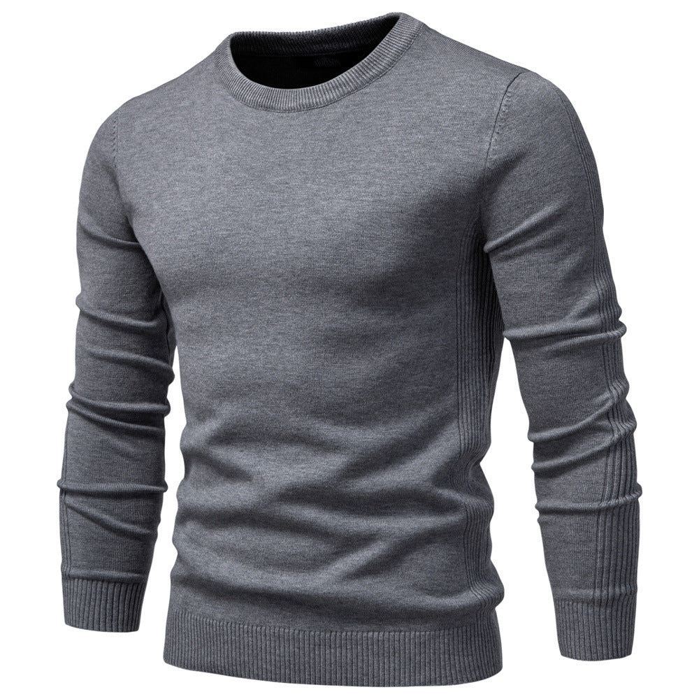 Men's Thick Knit Slim Fit Sweater Additional Image 8