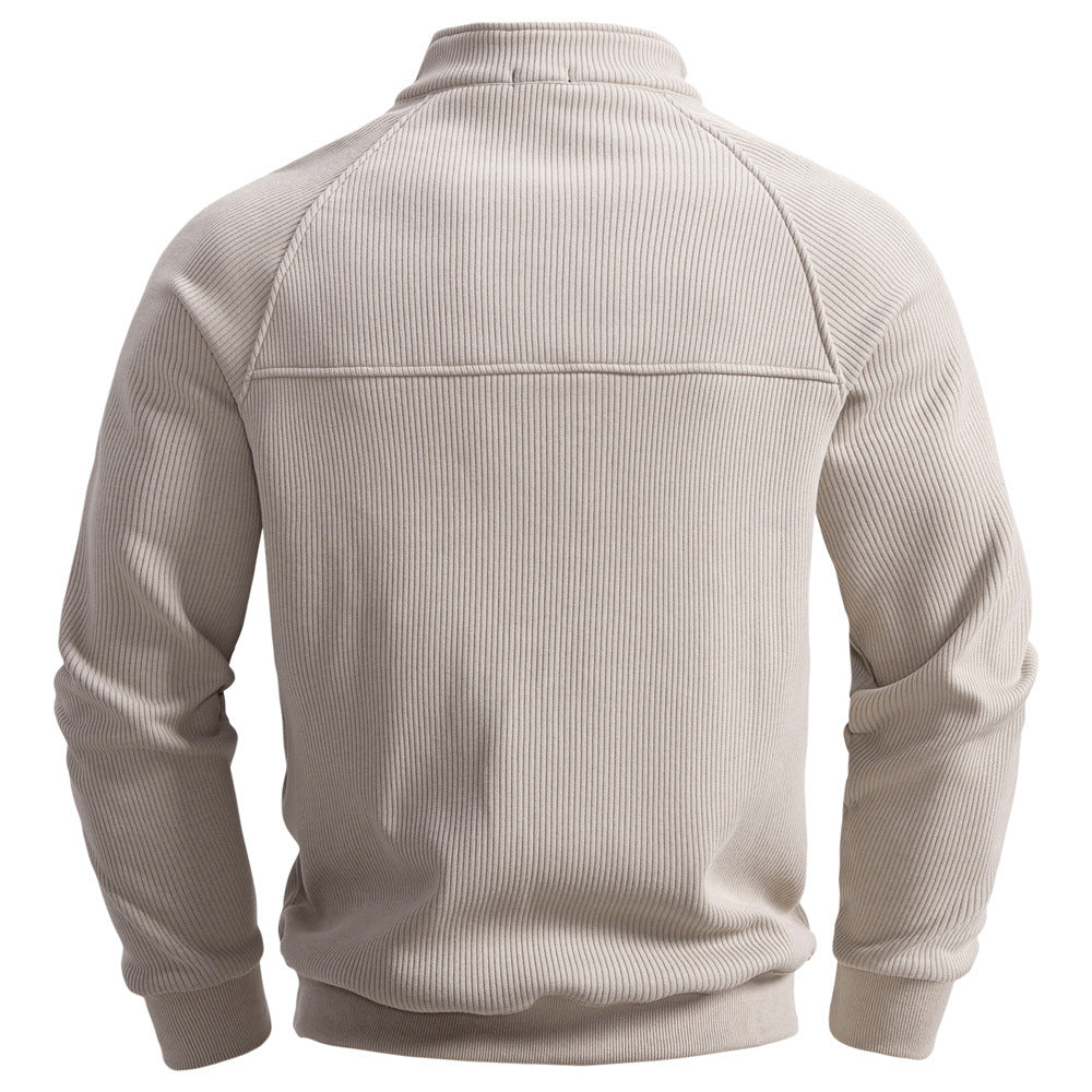 Men's Fleece-Lined Half-Zip Sweatshirt Additional Image 8