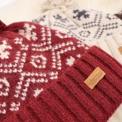 Cozy Korean Red Wool Hat: Ear Protection & Winter Warmth Additional Image 8