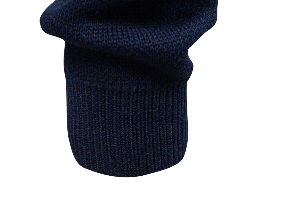 Men's Zipper Knit Cardigan Sweater Additional Image 8