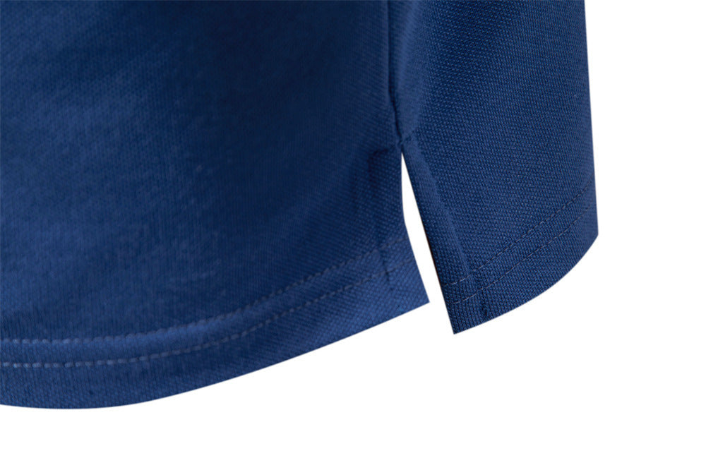 Men's Gradient Cotton Polo Shirt Additional Image 8