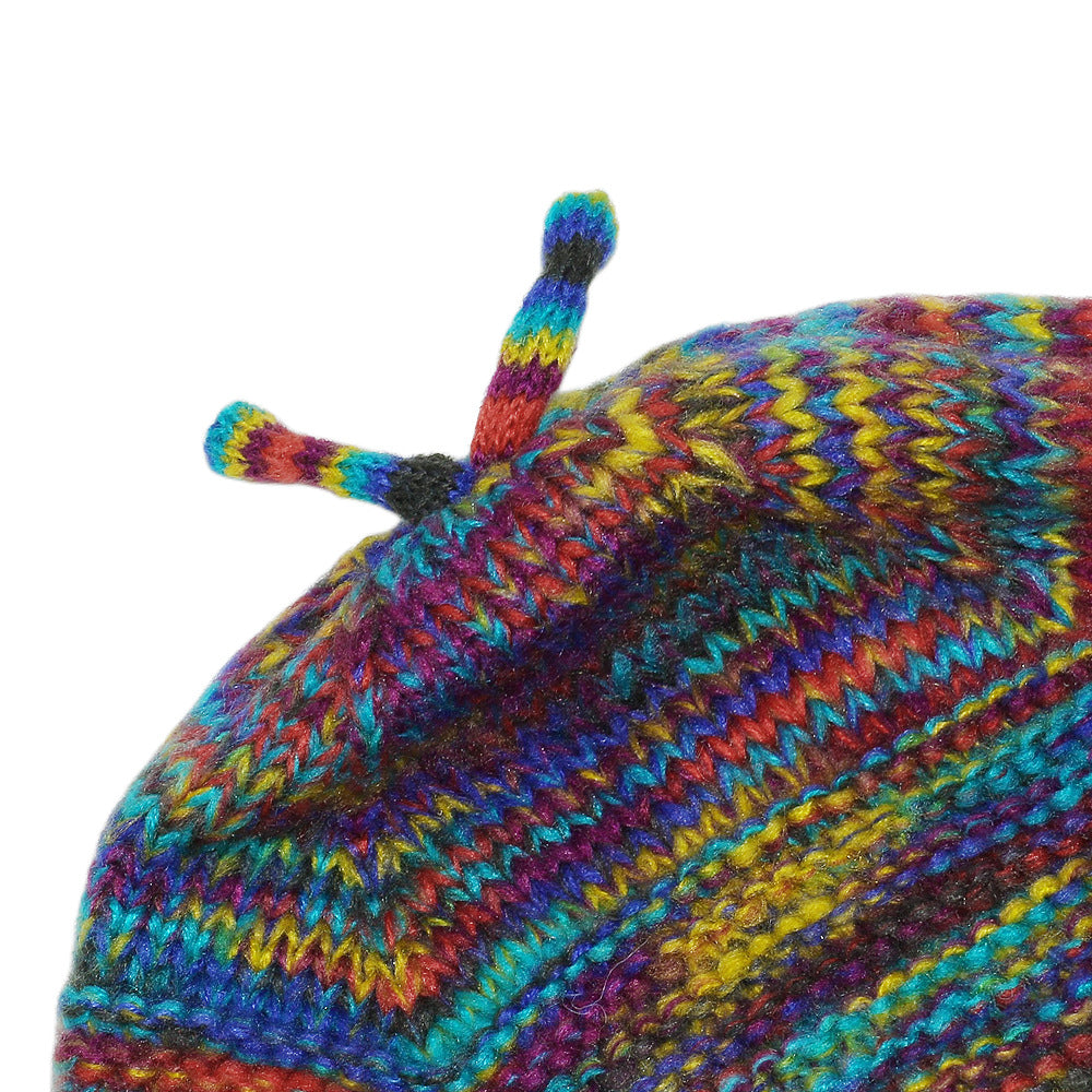 Rainbow Gradient Knit Beanie - Cozy Winter Hat Additional Image 8