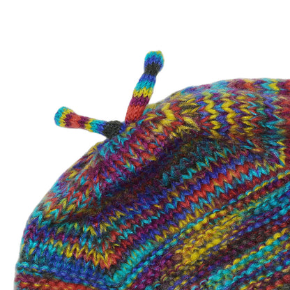 Rainbow Gradient Knit Beanie - Cozy Winter Hat Additional Image 8