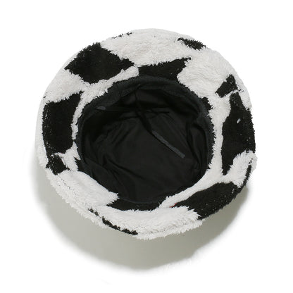 Boho Plush Fisherman Hat - Cozy Geometric Winter Style Additional Image 8