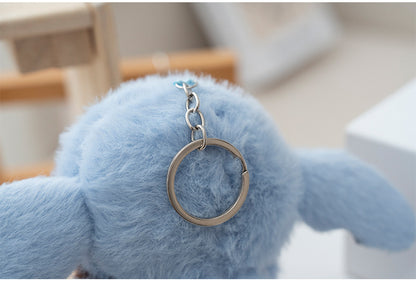 Alien Dog Monchichi Plush Keychain - Cute Bag Charm Additional Image 8