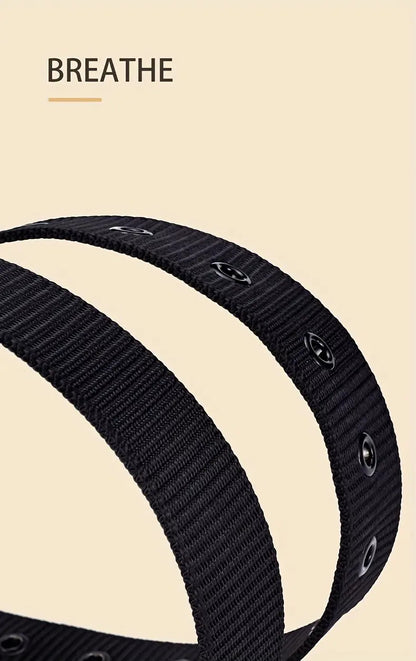 Men's Tactical Canvas Belt - Durable Outdoor & Casual Additional Image 8