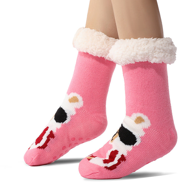 Cozy Christmas Plush Slipper Socks for Women Additional Image 8