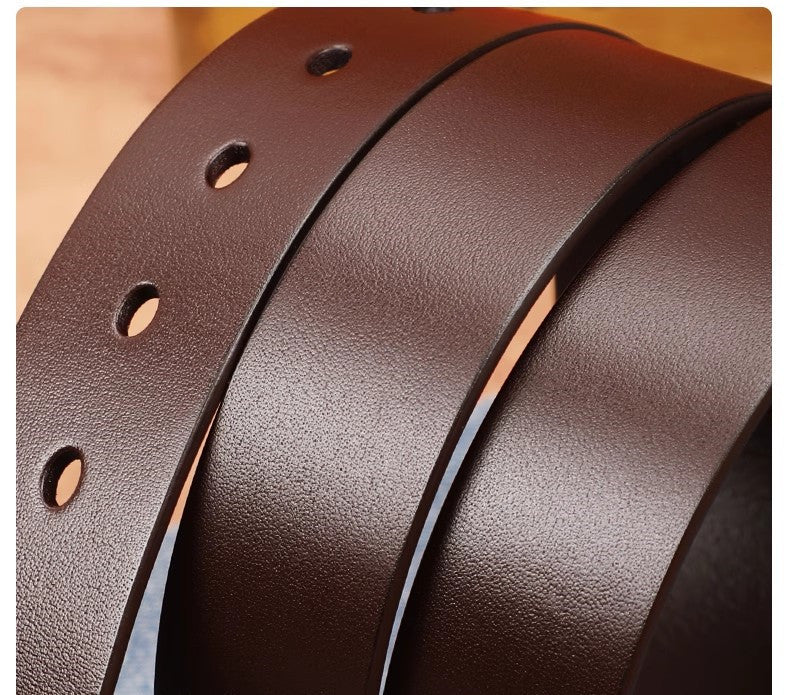 Retro Pin Buckle Belt for Men | Business & Casual Leather Additional Image 8