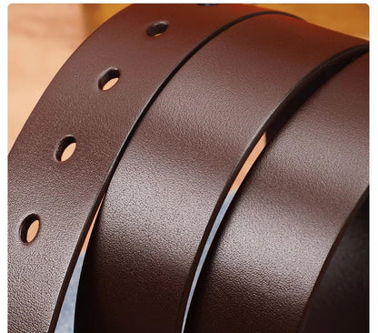 Retro Pin Buckle Belt for Men | Business & Casual Leather Additional Image 8